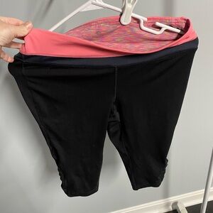 Black and Pink Women's Leggings